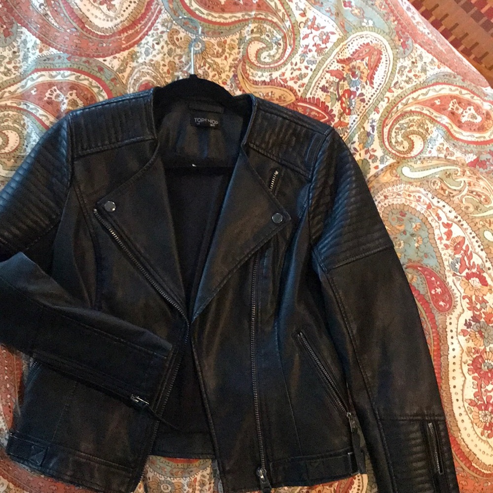 Faux Leather Jacket